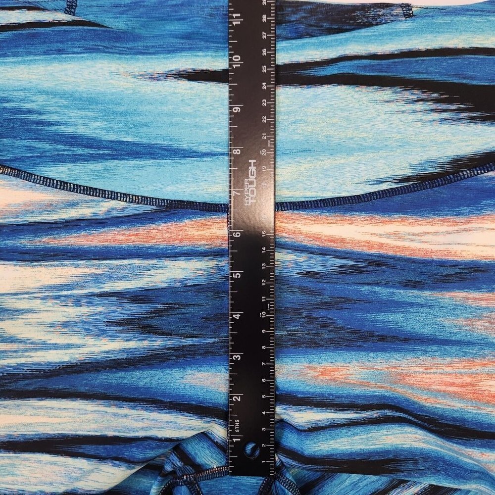 C&C California Capri Leggings Womens S Multi Stripe Activewear Athletic Workout - Picture 7 of 7